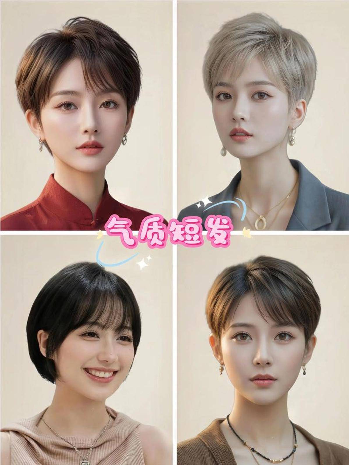 26年春季流行趋势与瘦脸减龄效果AG真人平台时尚发型女短发之20(图2) 26年春季流行趋势与瘦脸减龄效果AG真人平台时尚发型女短发之20(图2)